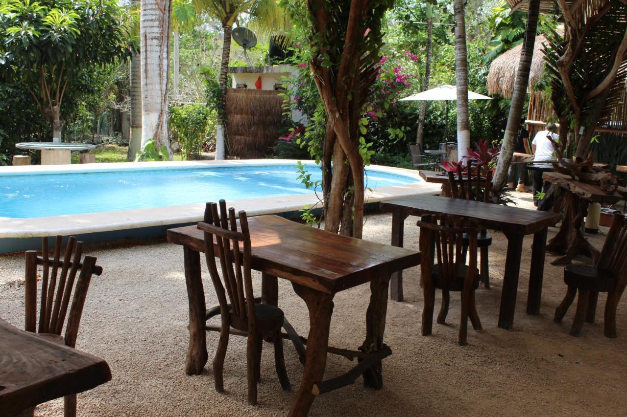 Вилла Cabanas La Alborada Тулум Экстерьер фото