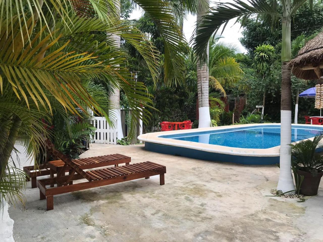 Вилла Cabanas La Alborada Тулум Экстерьер фото