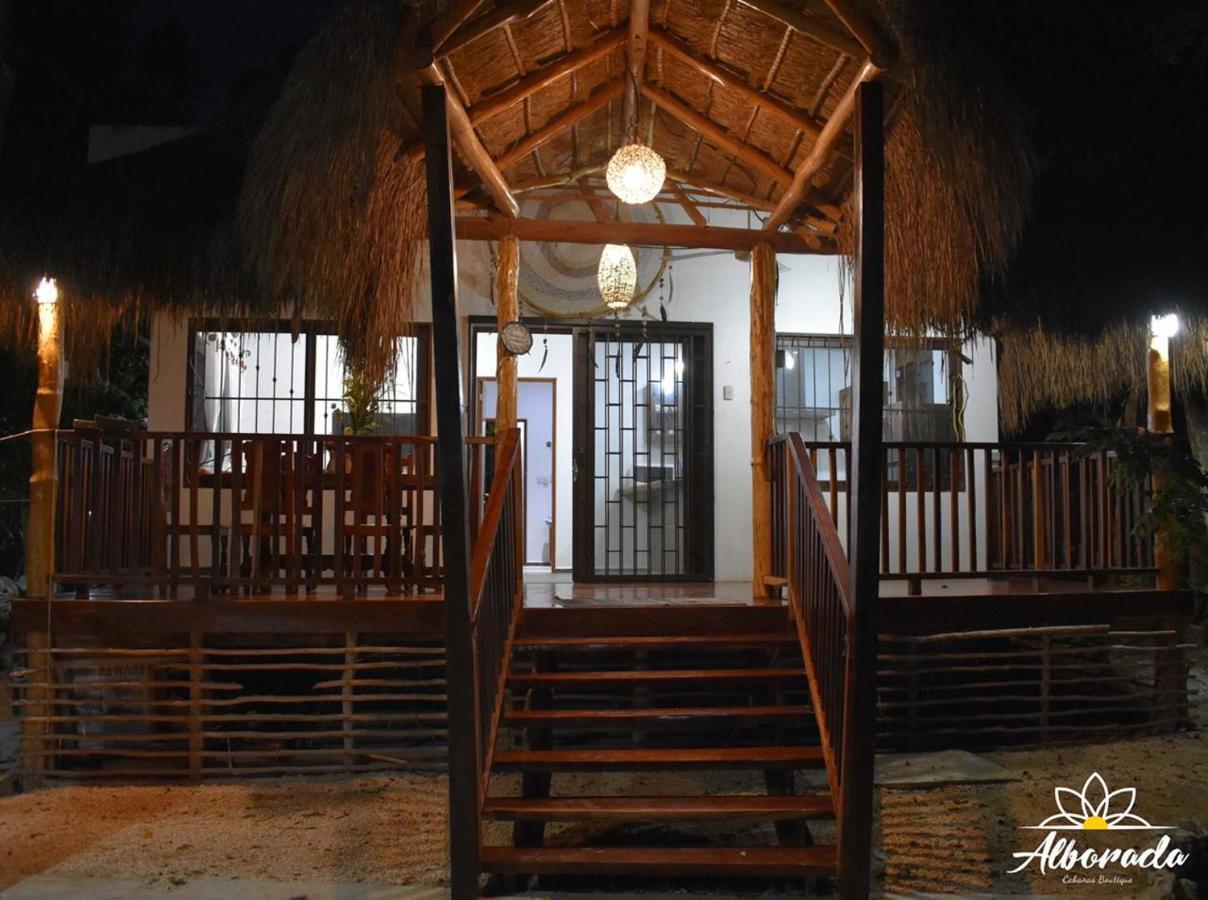 Вилла Cabanas La Alborada Тулум Экстерьер фото